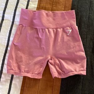 Pink vital gymshark shorts